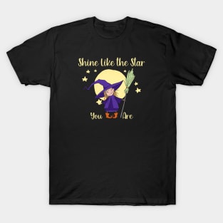 Moonchild Shine Like the Star You Are Cheeky Witch® T-Shirt